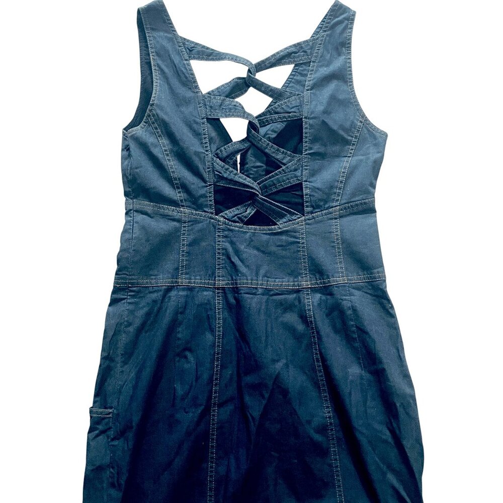Nanette Lepore NWOT Rare Sexy Vintage Designer Denim Dress 90s 00s y2k Bodycon - Picture 11 of 11